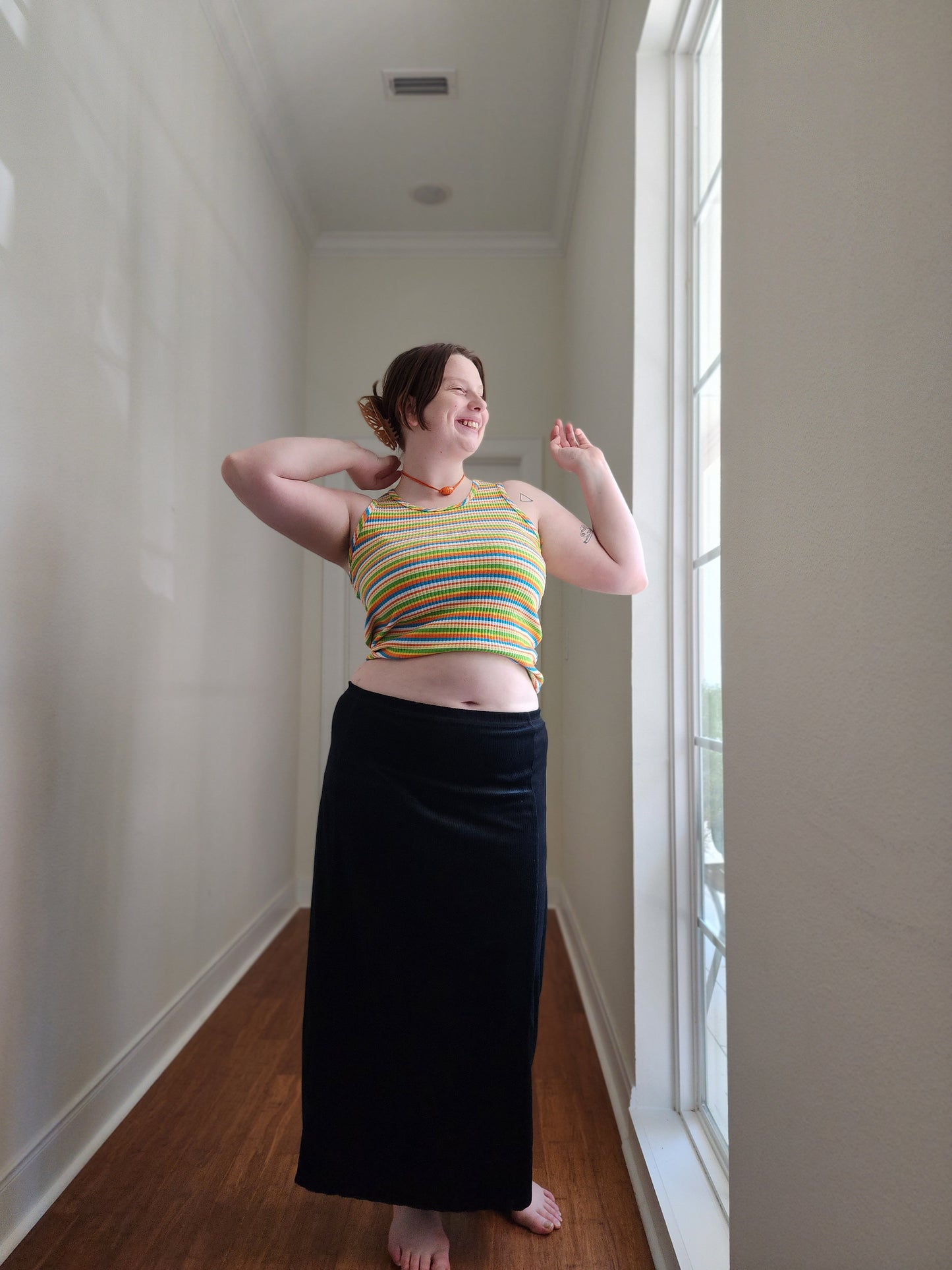 Midnight Velvet Skirt | Size L-XL