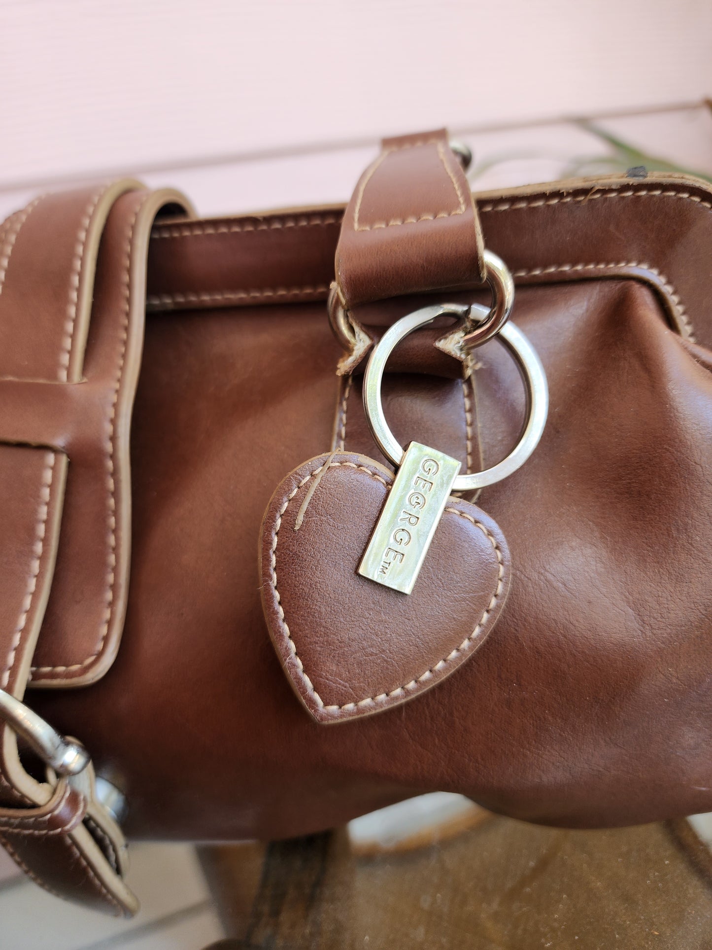 Chocolate Pleather Purse |