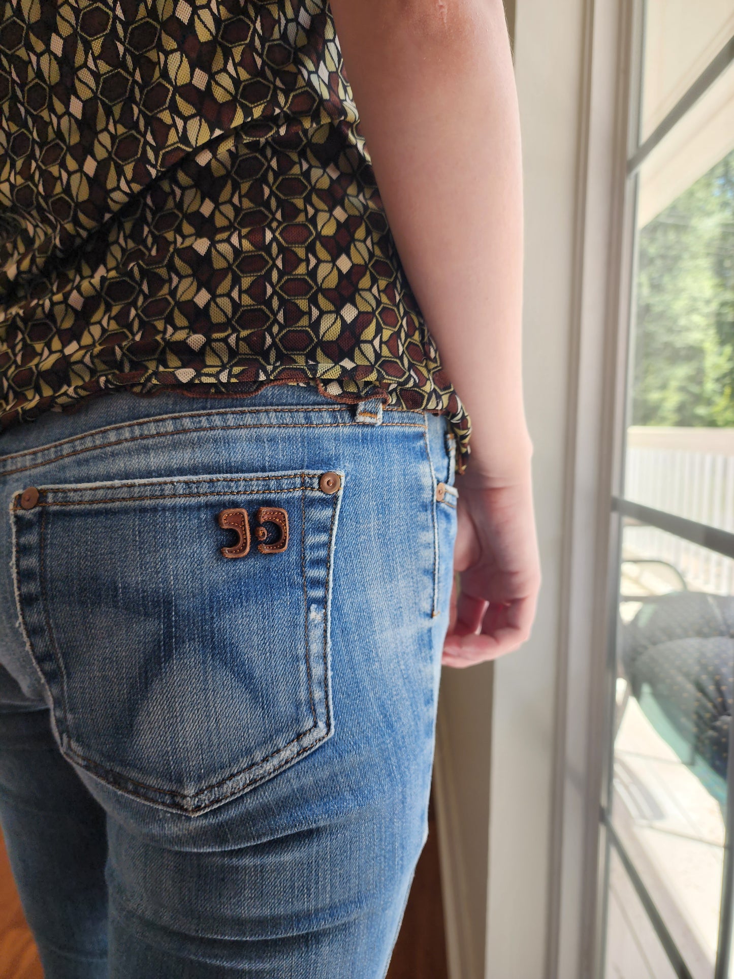 Light-Wash Flare Jeans | Size S