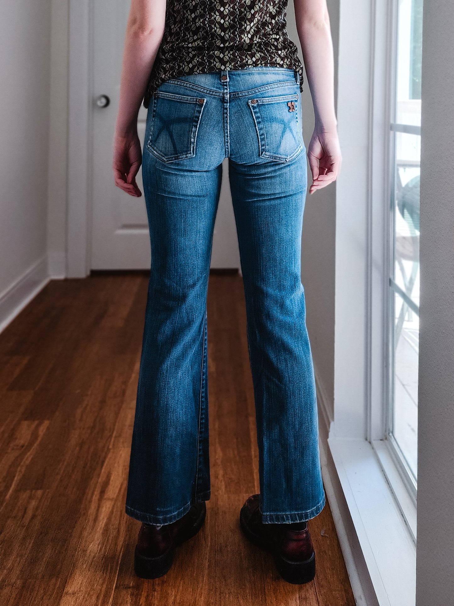 Light-Wash Flare Jeans | Size S