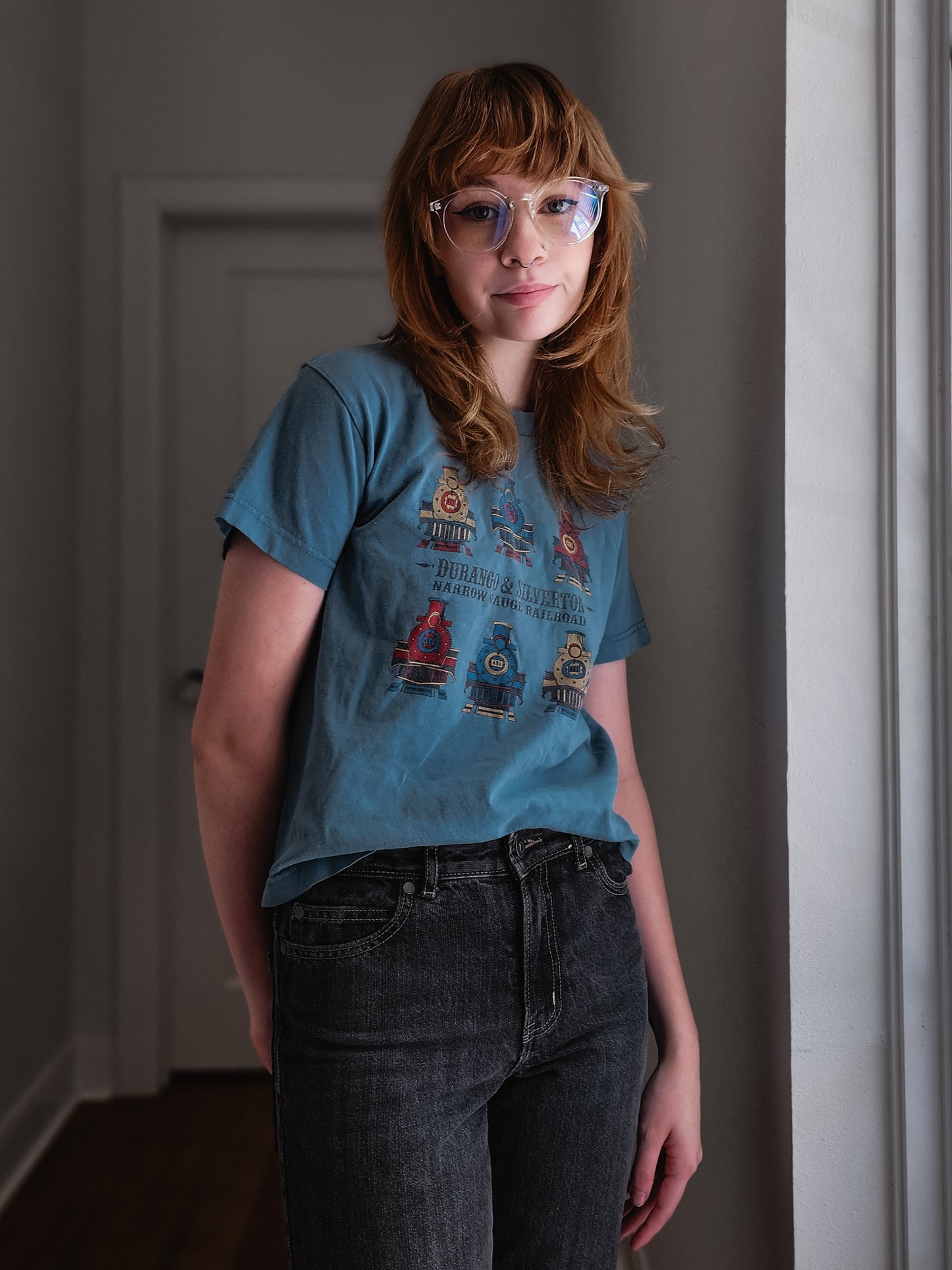 Train Baby Tee | Size S-M