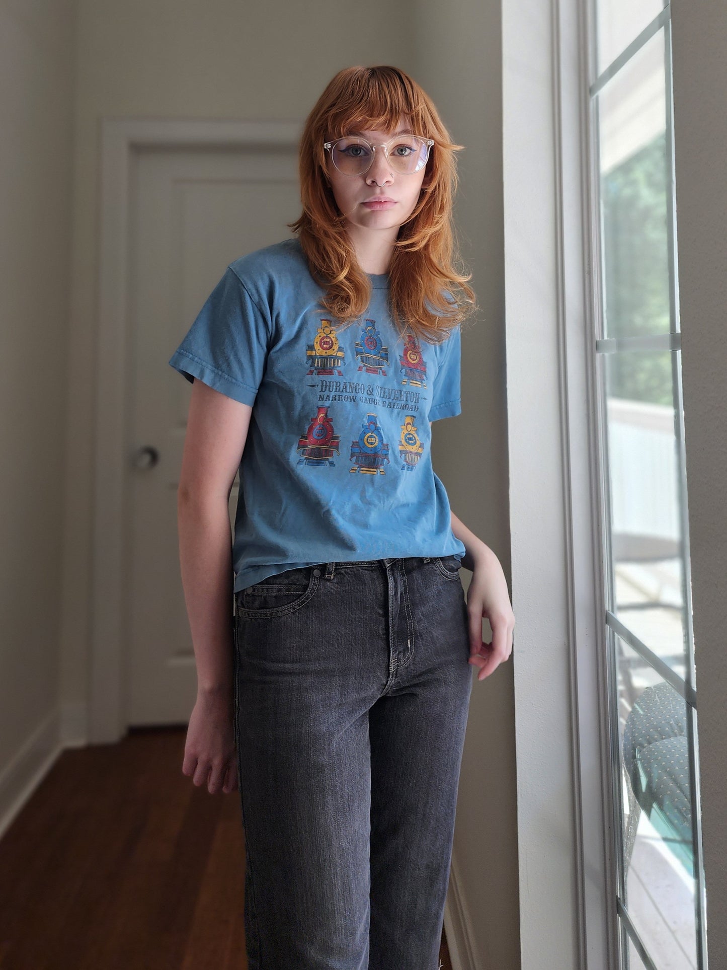 Gray Mom Jeans | Size S