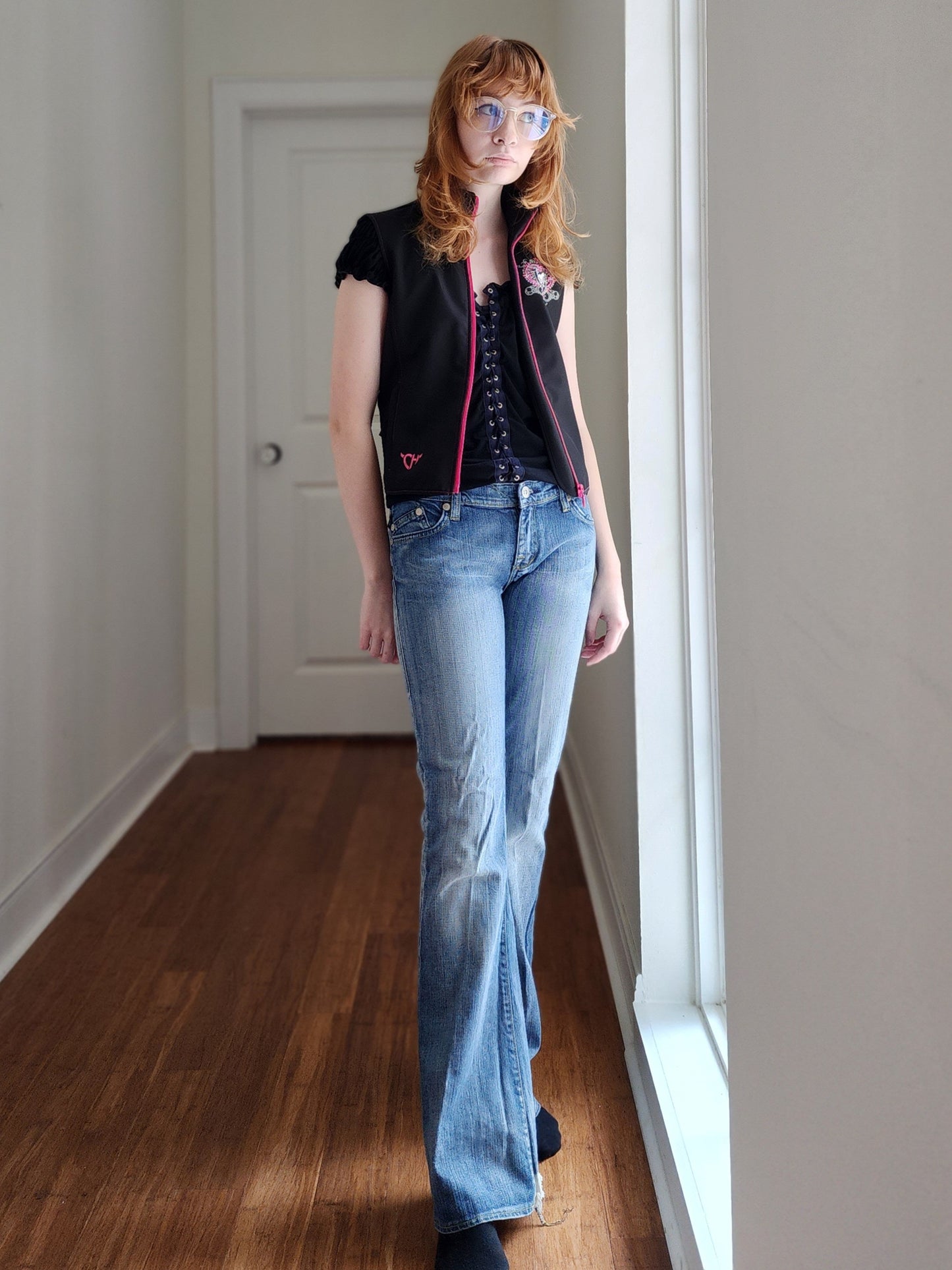Y2K Cowgirl Vest | Size M