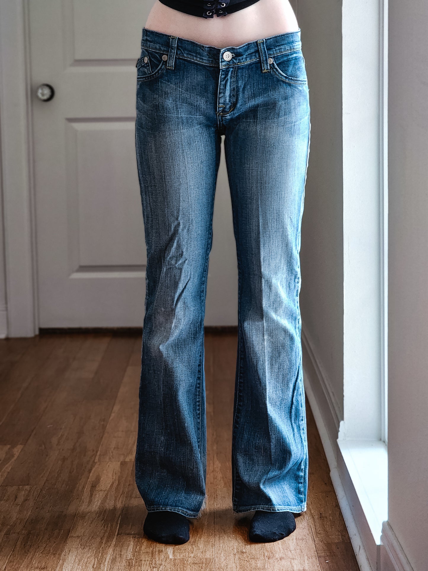 Faded Flare Jeans | Size S
