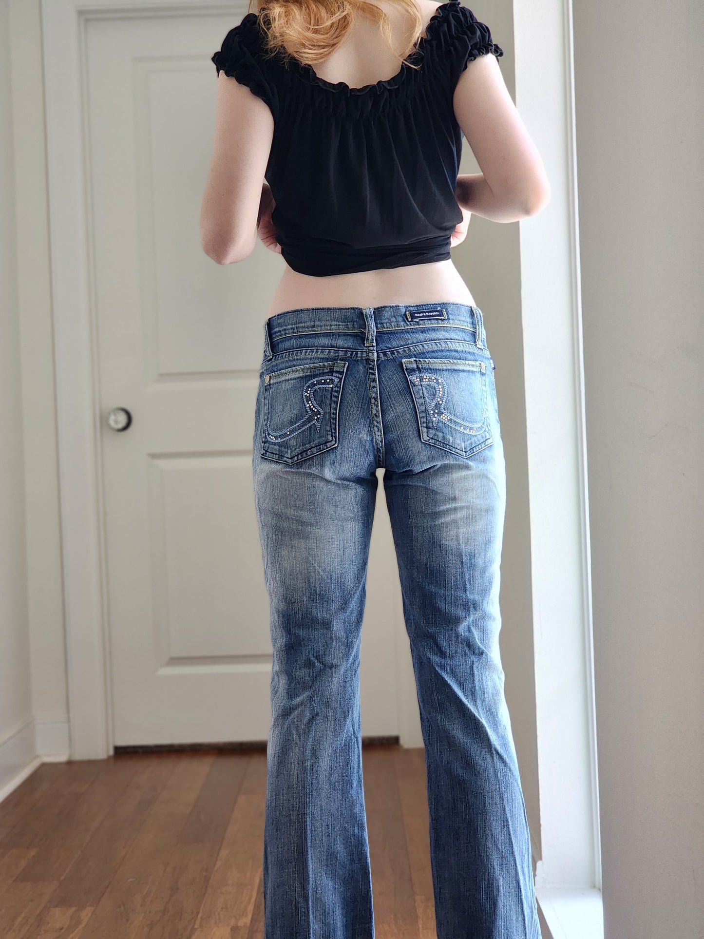 Faded Flare Jeans | Size S