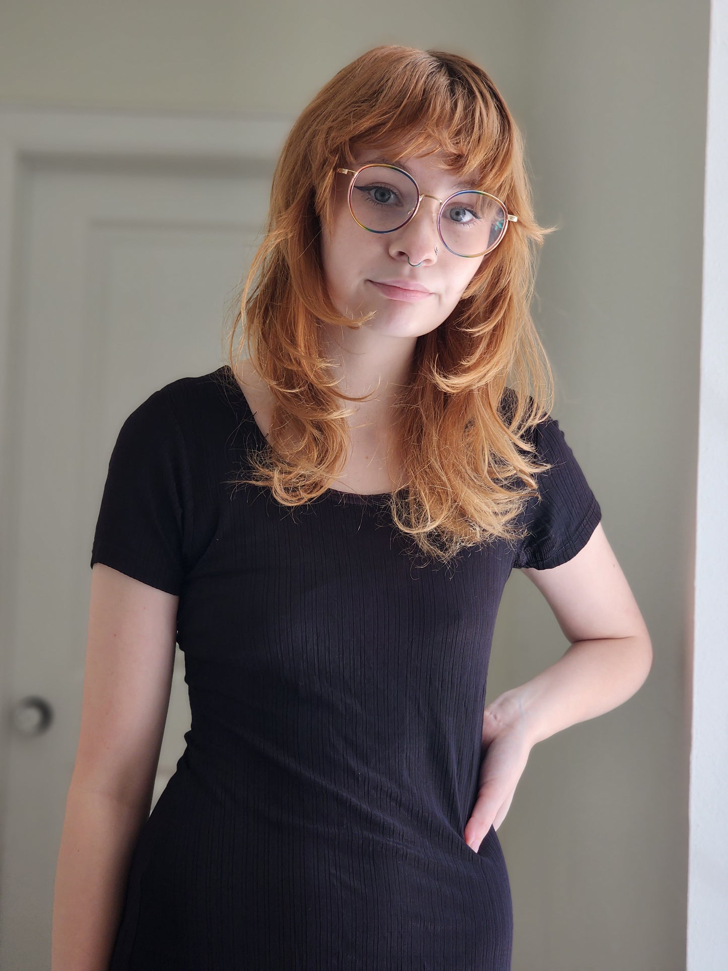 Black Slinky Dress | Size XS-S