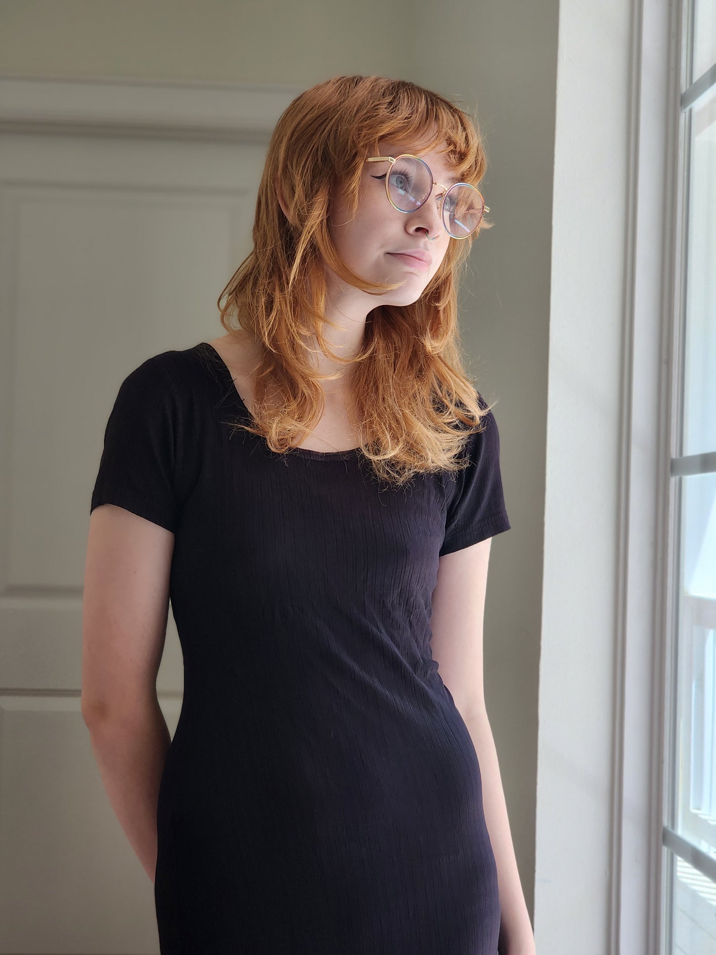Black Slinky Dress | Size XS-S