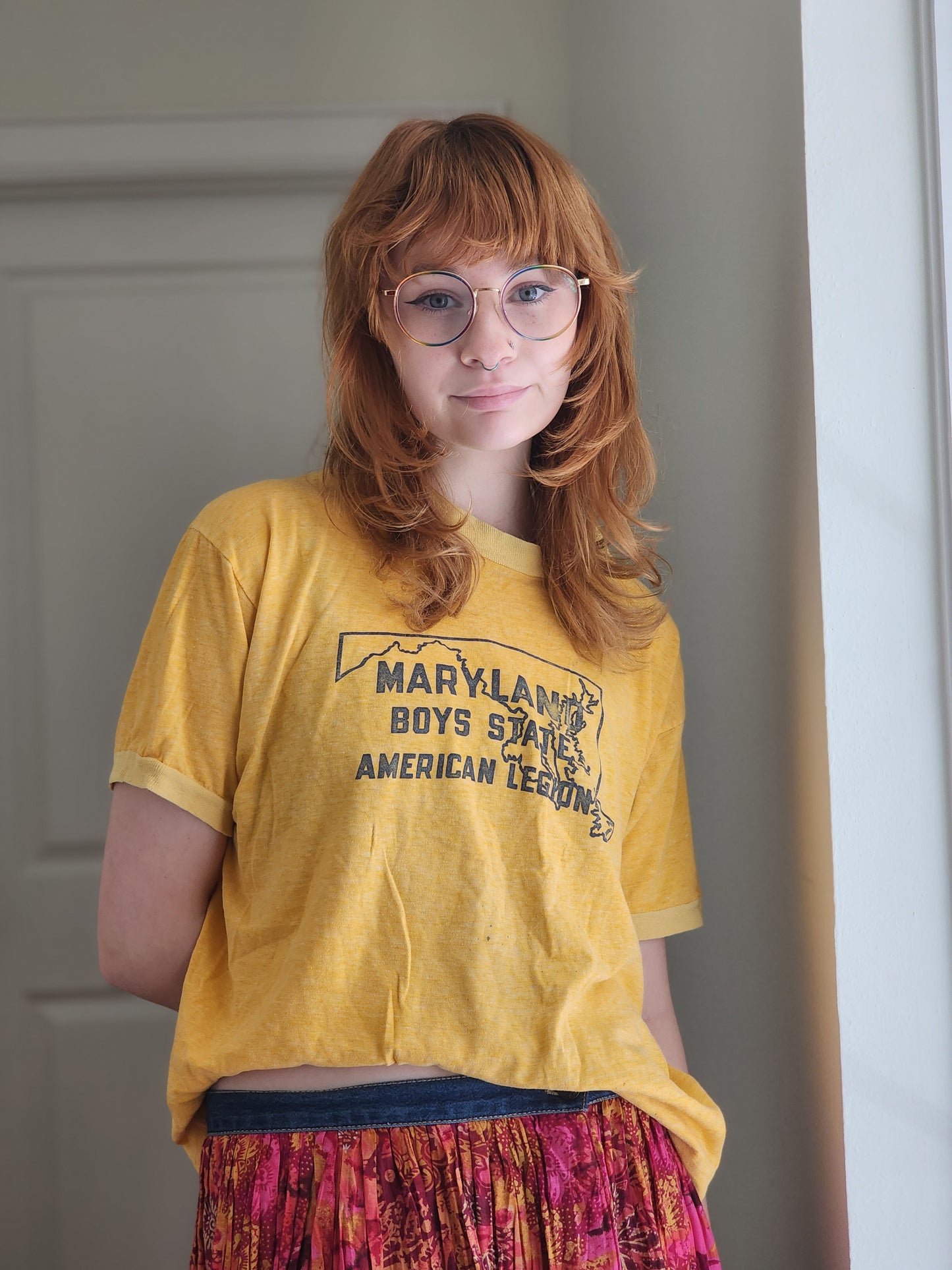 Maryland Ringer Tee| Size L