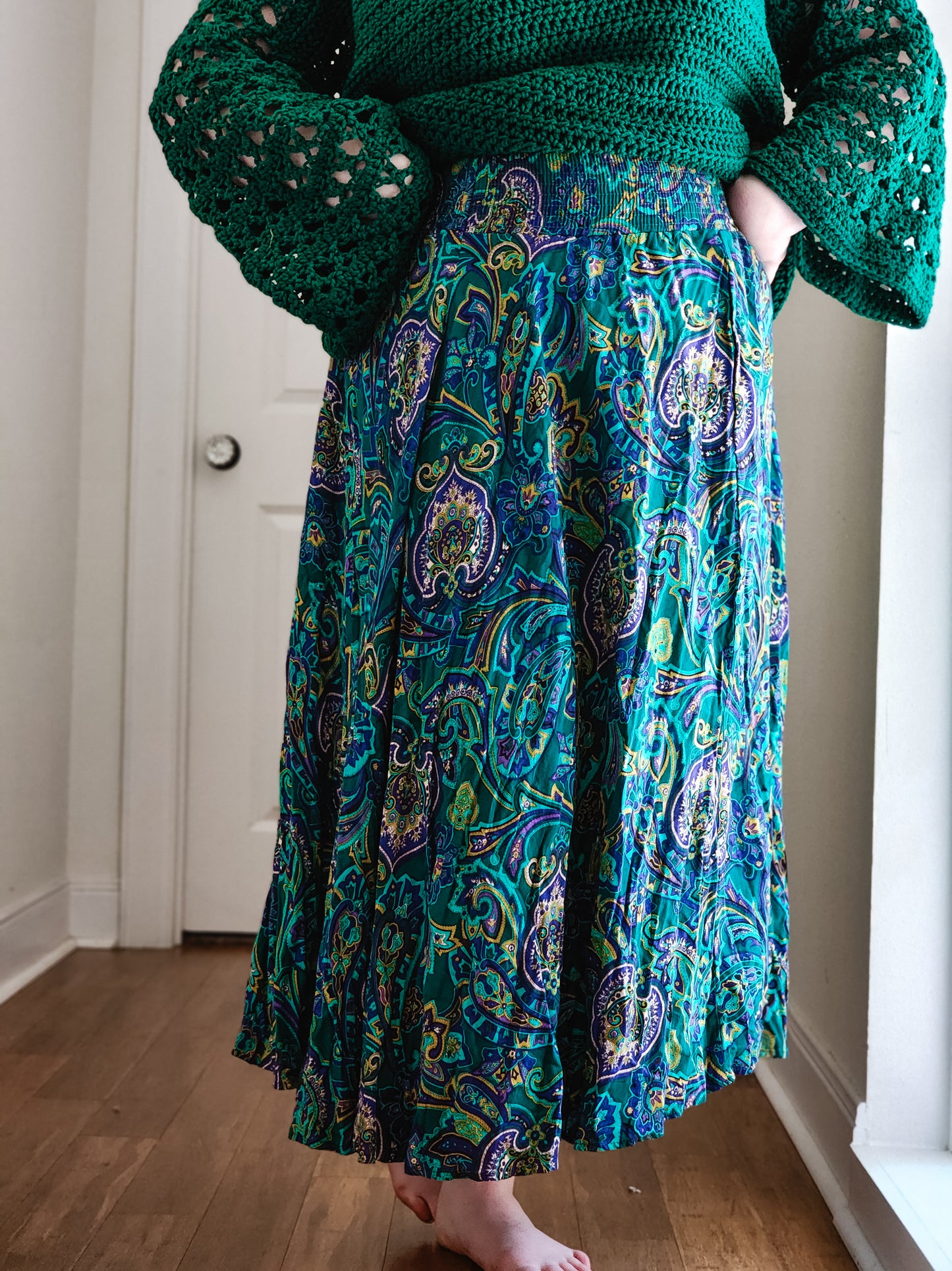 Woodland Paisley Skirt | XL-1X