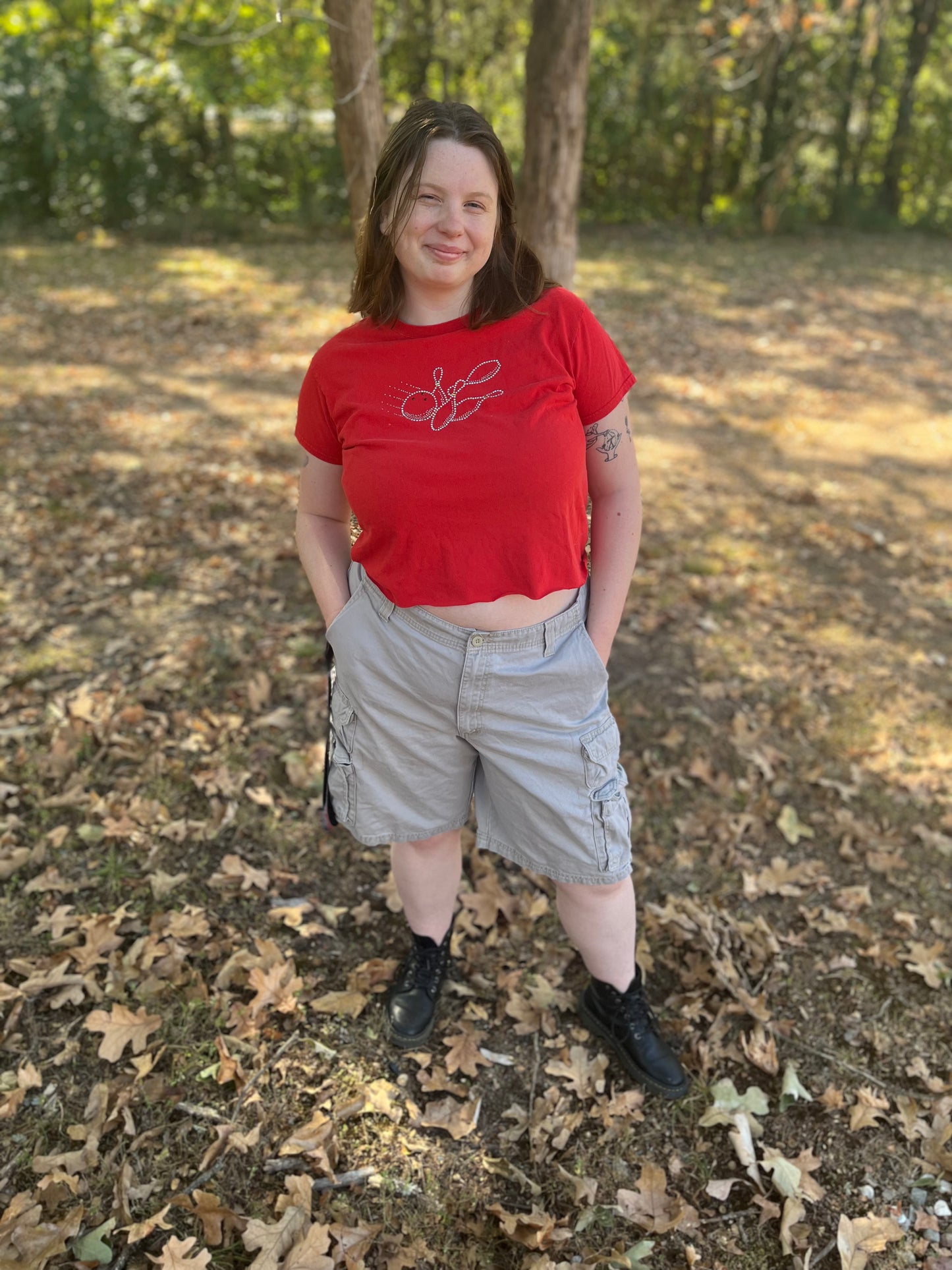 Crimson Bowling Tee