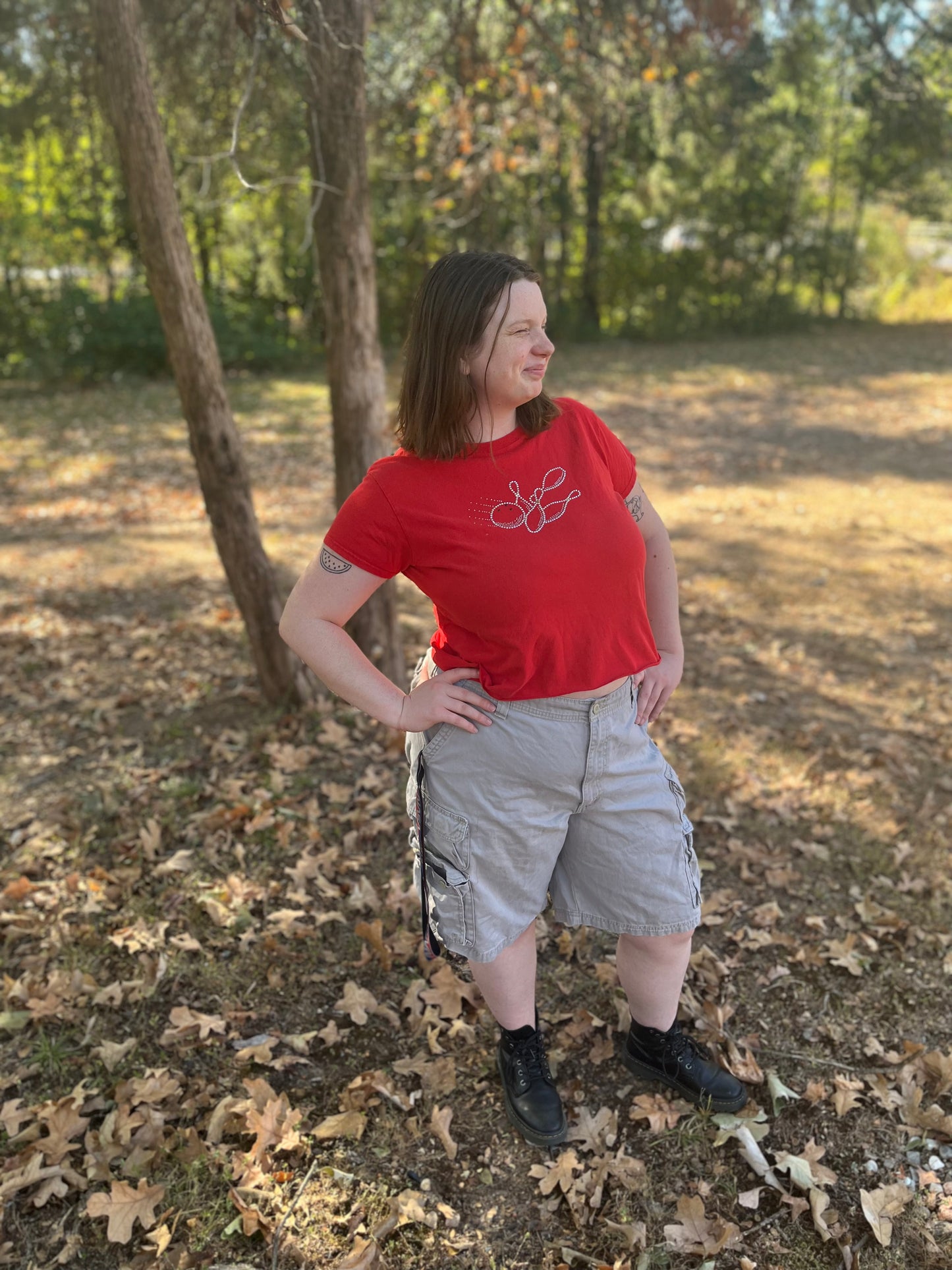 Crimson Bowling Tee