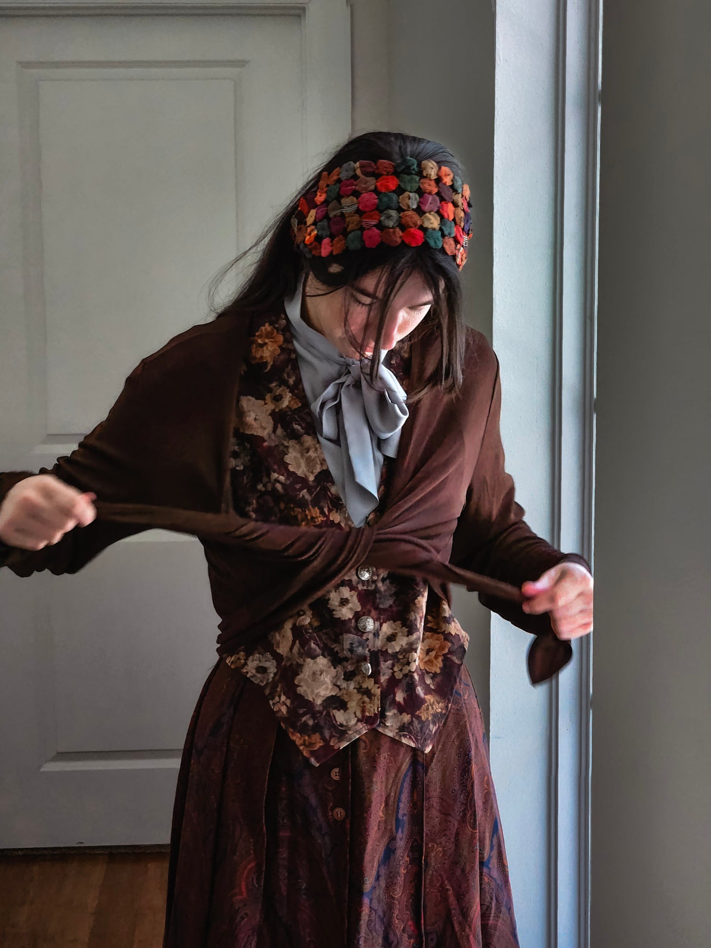 Slinky Brown Cardigan | L