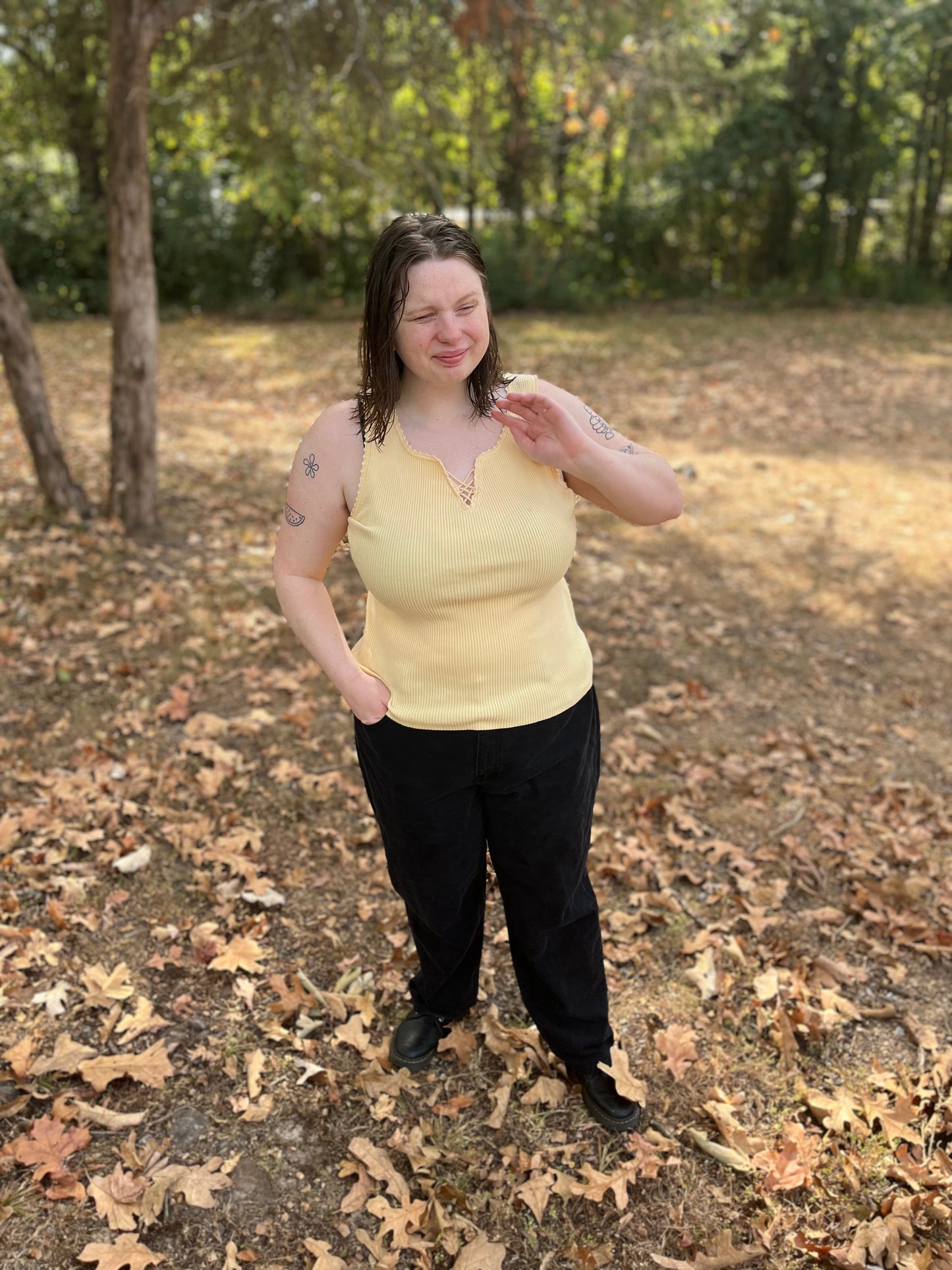 Pale Yellow Tank