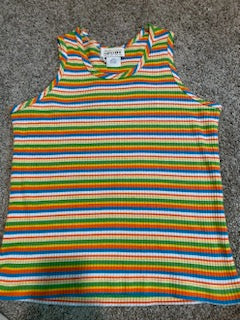 Striped Sherbert Tank | Size L