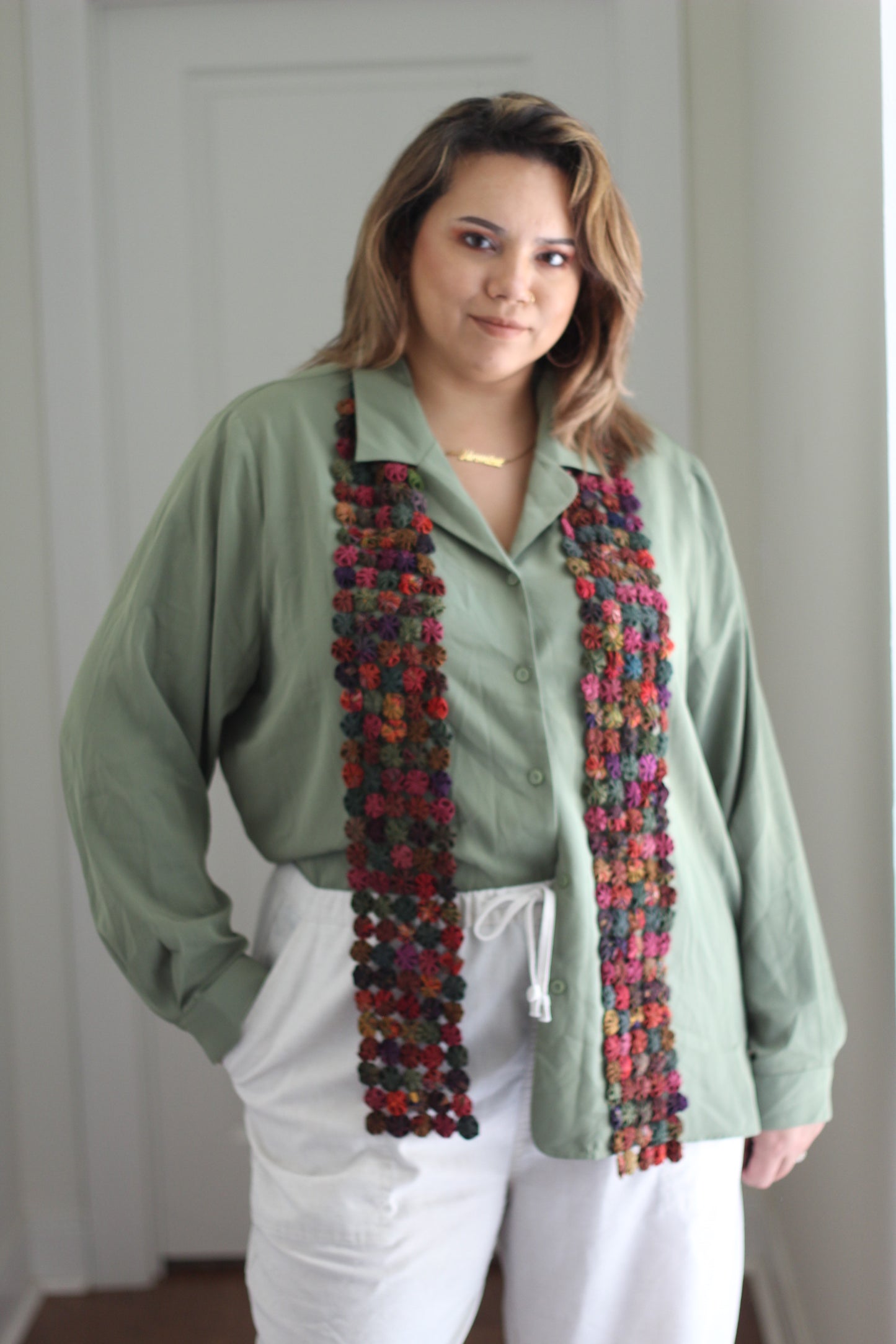 Sage Button Up | Size 3X