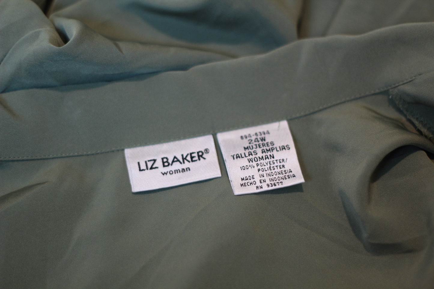 Sage Button Up | Size 3X