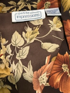 Autumnal Floral Shirt | Size M