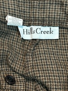 Brown Gingham Pants | S/M