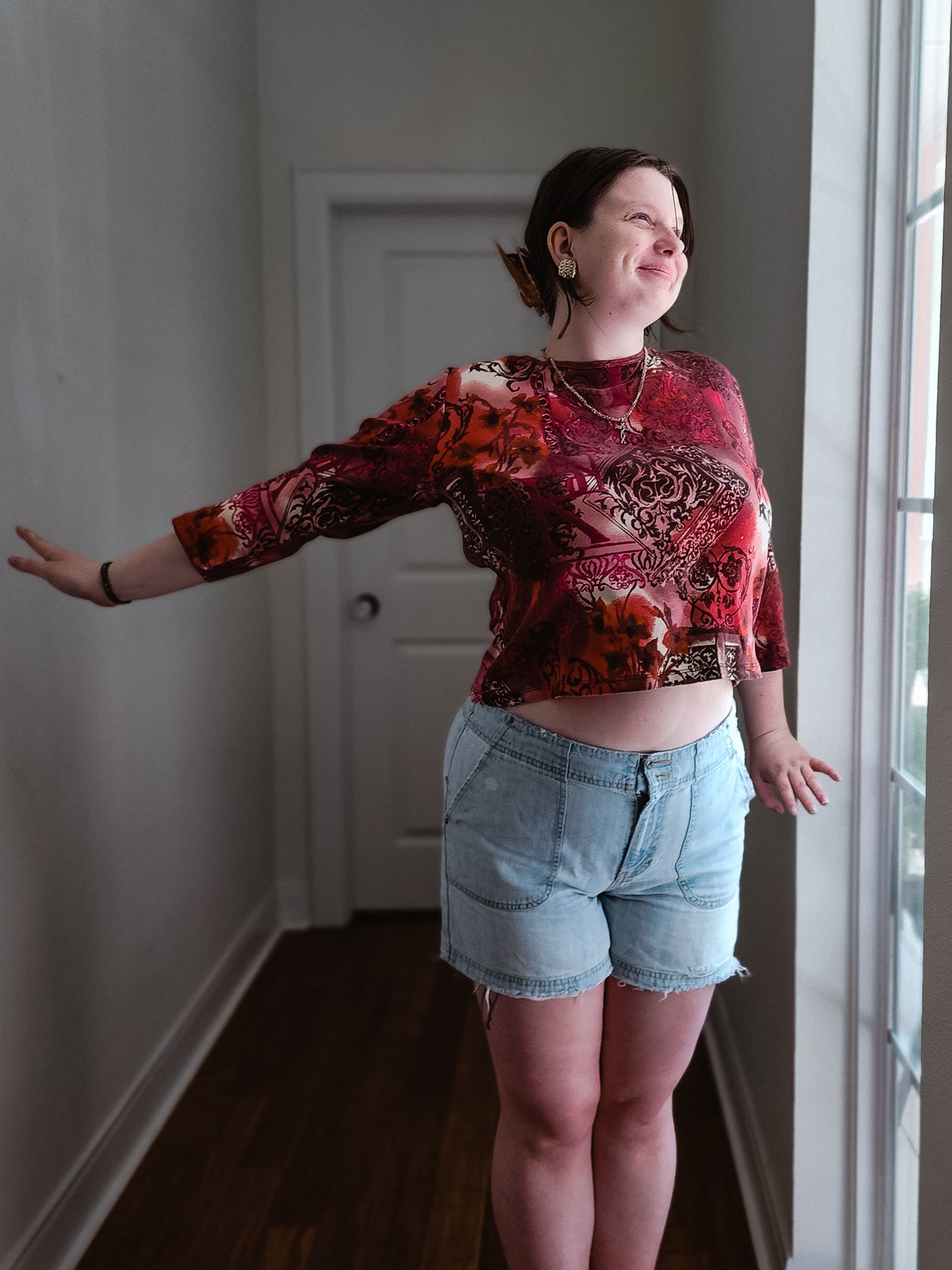 Light Wash Shorts | Size XL