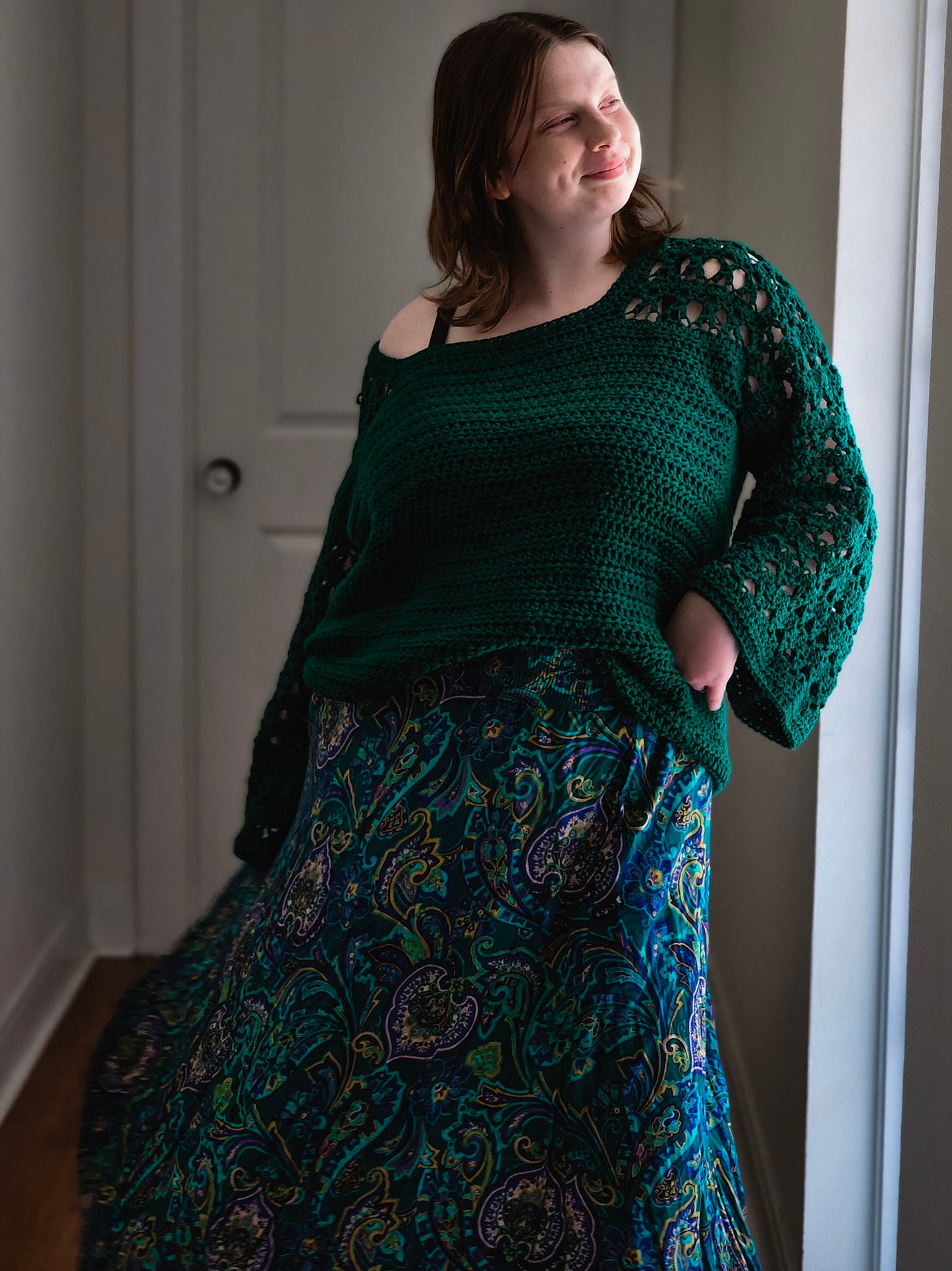 Woodland Paisley Skirt | XL-1X